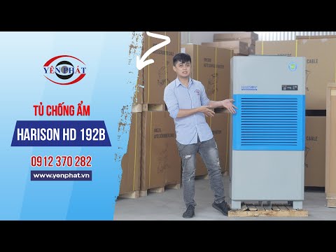 Giới thiệu Máy hút ẩm công nghiệp Harison HD 192B