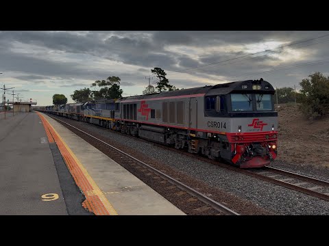 SCT 8 loco CSR014 CF4430 CSR013 CF4429 CF4403 C502 C508 C503 6PM9 train Corio