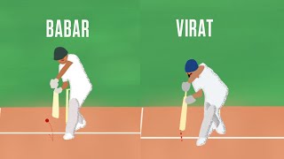 Babar Azam or Virat Kohli: Whose cover drive do you prefer?