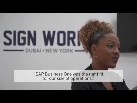 Sign Works displays greater organisation with SAP Business One