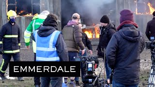 Emmerdale - Behind the Scenes of the Barn Explosion
