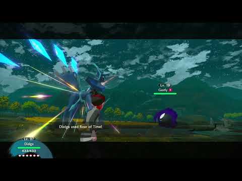 Dialga Signature Move Roar of Time in Pokemon Legends Arceus
