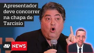 Datena confirma apoio de Bolsonaro para disputa pelo Senado em SP