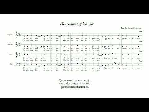 Juan del Encina: Hoy comamos y bebamos (Hespèrion XX, Jordi Savall)