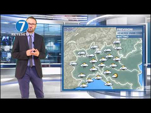 RETE 7 METEO DEL 25 SETTEMBRE 2020