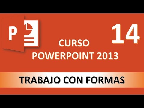 Curso PowerPoint 2013 Trabajo con formas Vídeo 14