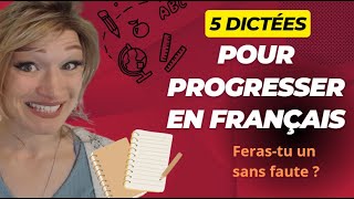 5 dictations to improve your French + PDF