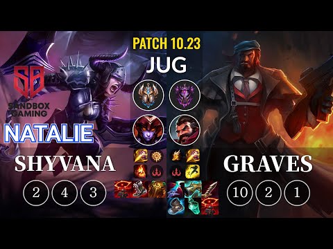 SB Natalie Shyvana vs Graves Jungle - KR Patch 10.23