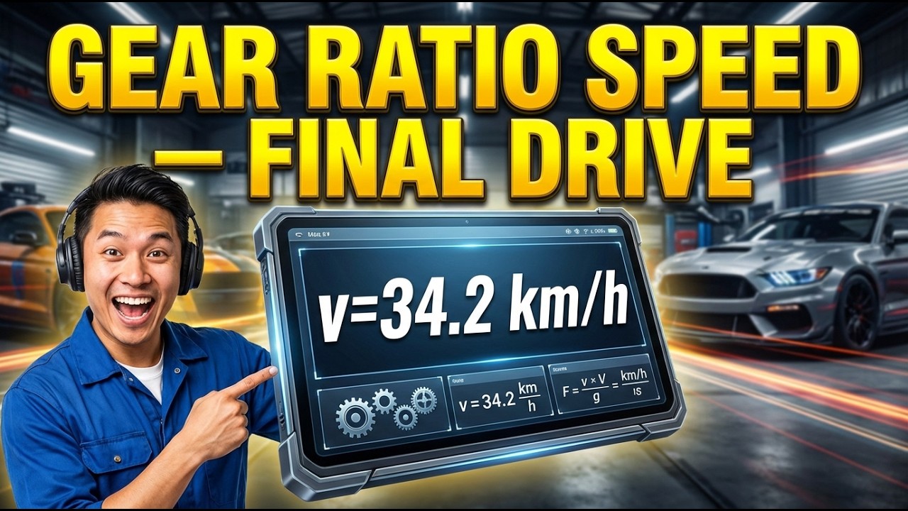 Gear Ratio Speed Calculator — Final Drive