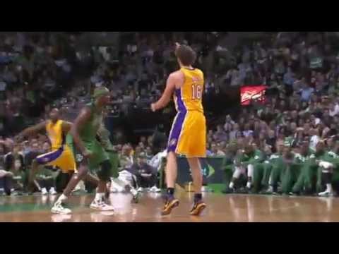 Los Angeles Lakers vs. Boston Celtics (Kobe Bryant, 27 Pts vs. Ray Allen, 22 Pts) Feb. 9, 2012