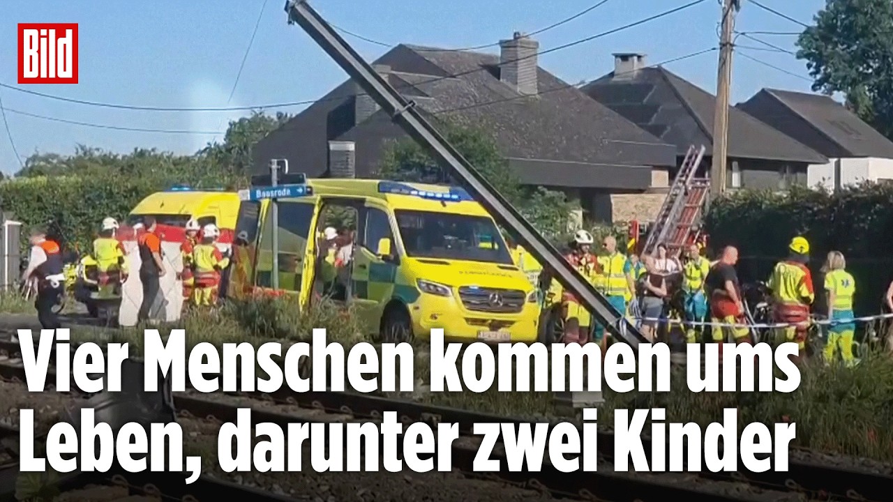 BELGIEN: Vier Tote nach Kollision zwischen Zug und Schulbus