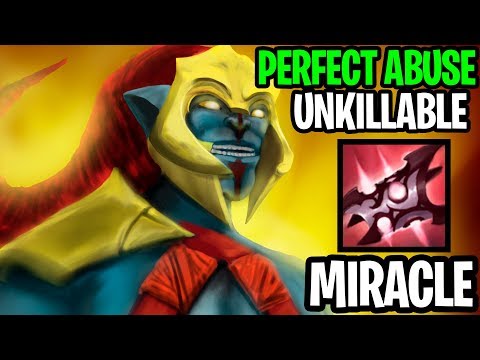 Perfect Abuse Of Mordiggian - Miracle- Almost Unkillable Huskar - Dota 2