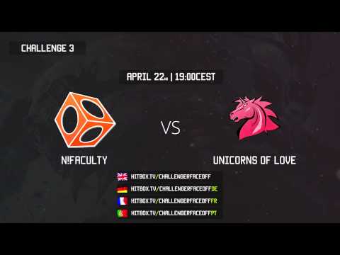 Hitbox ChallengerFaceOff Trailer - n!faculty vs Unicorns of Love - 19:00 CEST