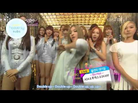 [HEAVENLYSUBS] 120817 Music Bank - Backstage Interview
