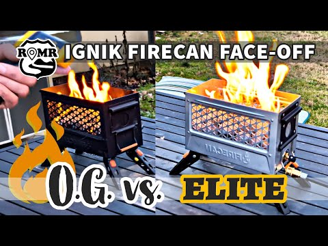 IGNIK vs IGNIK Is the FIRECAN Elite worth an upgrade? We light'em up to find out. Camping must-have