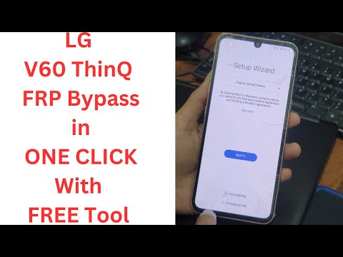 LG V60 ThinQ LM-V600 FRP Bypass in ONE CLICK With FREE Tool - lg v60 thinq 5g frp bypass android 11