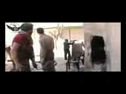 برومو الأعمال العسكرية لكتيبة عمر المختار في حي دير بعلبة في حمص