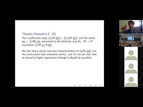 D. Stern - Harmonic map methods in spectral geometry