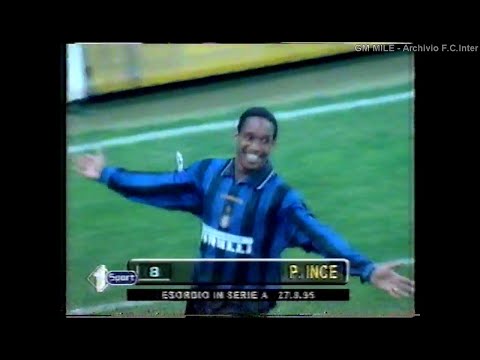 1996-97 (31^ - 15-05-1997) INTER-Reggiana 3-1 [Ince,Ganz,F.Galli,Ince] Servizio Italia1Sport