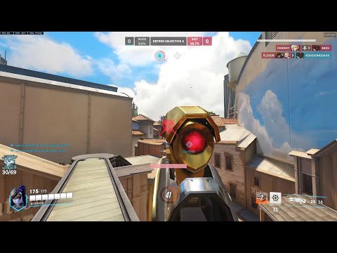 IDDQD WIDOW MAIN! IDDQD WIDOWMAKER GAMEPLAY OVERWATCH 2 SEASON 8 TOP 500