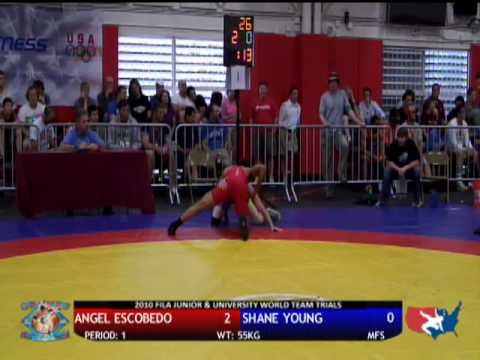 University Freestyle 55kg - Angel Escobedo vs. Shane Young