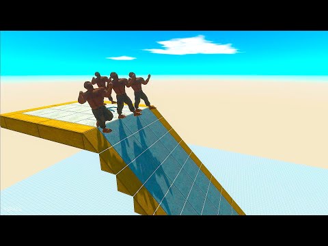 SLIDE TO DEATH - MODERN HUMANS FACTION - Animal Revolt Battle Simulator ARBS #42