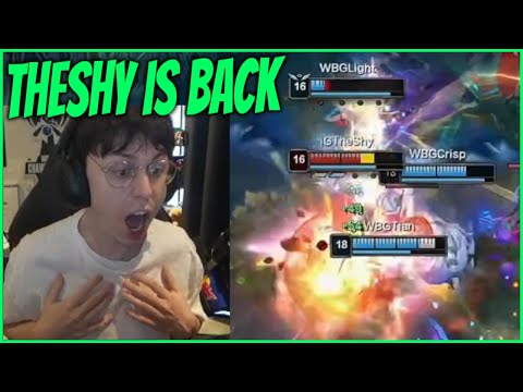 Caedrel Reacts To TheShy's 2/9 Gwen 1v9ing A 10K Gold Deficit