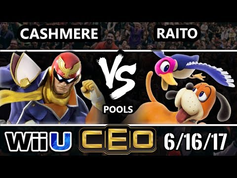 CEO 2017 Smash 4 - Cashmere (Captain Falcon) vs Raito (Duck Hunt) WiiU Tournament
