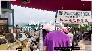 [Part 2] JB (Johor Bahru, Malaysia) vlog [Amerin hotel] | famous banana cake | s