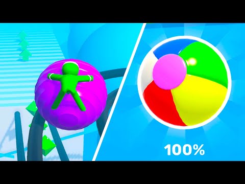 Gym Ball Run Level Up Balls Max All GamePlay