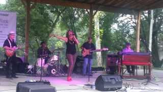 The Lauren Mitchell Band at the Capital City River & Blues Festival