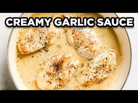 Creamy Garlic Sauce for Chicken or Pasta
