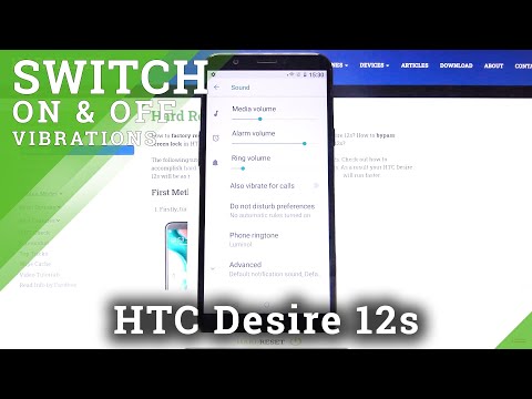How to Manage Vibration Settings in HTC Desire 12s – Enable Vibrations for Incoming Calles