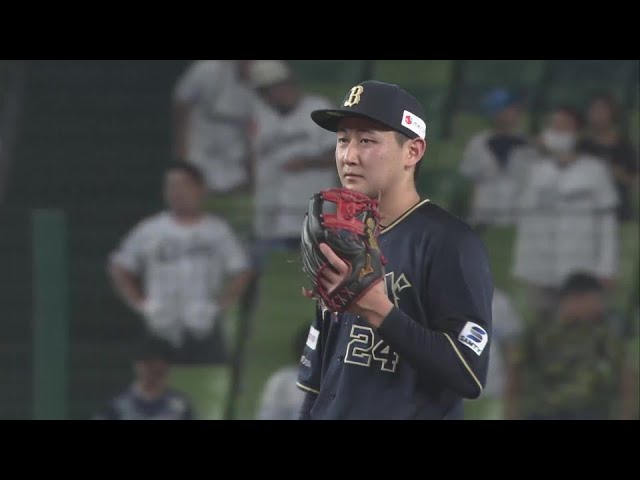 【4回裏】バファローズ・紅林弘太郎 1回転しながら送球してアウトに!!  2024年7月17日 埼玉西武ライオンズ 対 オリックス・バファローズ