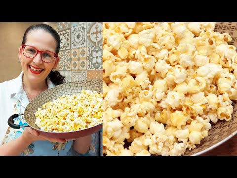 PIPOCA DOCE IGUAL DE CINEMA EM 5 MINUTOS!! SUPER CROCANTE E ECONÔMICA! FÁCIL - Isamara Amâncio