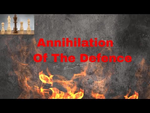 Annihilation of the defence using the king hunt technique