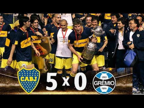 Boca jugando con pantalón amarillo | campeón libertadores 2007 | boca vs gremio
