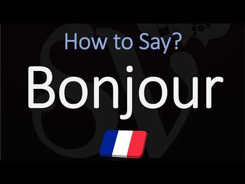 How to Say Hello in French? | French Lessons | Pronounce 'Bonjour'