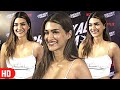 Uff Soo Kriti Sanon Looks Mesmerizing In White Deep Neck Outfit At Chor Nikal Ke Bhaga Screening