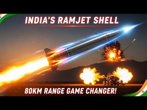 India Just Tested the World’s FIRST Ramjet Artillery Shell – 80KM Range Game Changer!