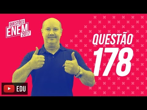 Enem 2017 - Matemática | Questão 178 (Caderno Amarelo)