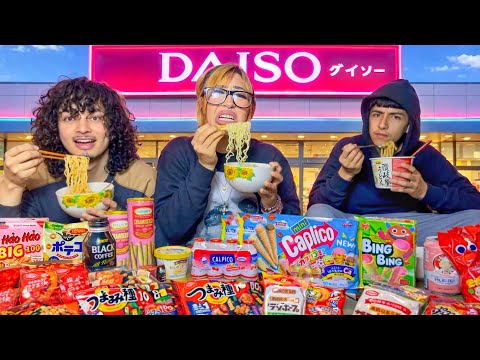 EATING ONLY DAISO FOODS FOR 24 HOURS