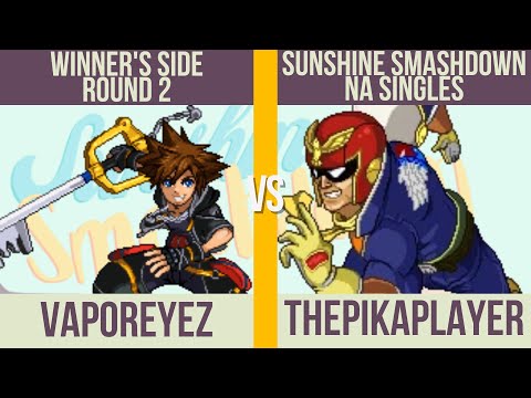 VaporeyeZ (Sora) vs. ThePikaPlayer (Falcon) - Winner's Round 2 - Sunshine Smashdown NA