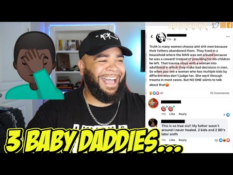 Facebook Arguments | Chick blames her " DAD " for her having 3 kids by 3 different men 🤦🏽‍♂️