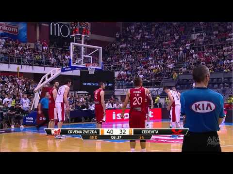 ABA Liga 2014/15, Finals Round 2 match: Crvena zvezda Telekom - Cedevita (26.4.2015)