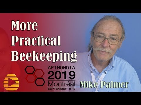 Sustainable apiary queen rearing beekeeper Mike Palmer - Apimondia 2019