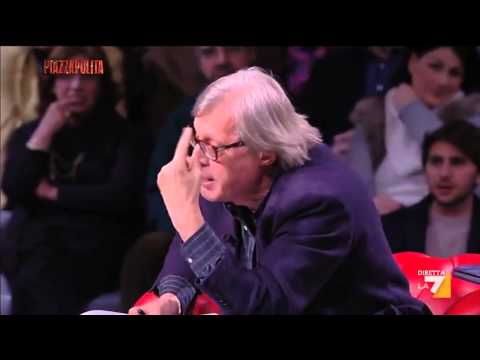 Vittorio Sgarbi su Scelta Civica: "Scelta del buco del culo! Chi ca**o era Monti?"