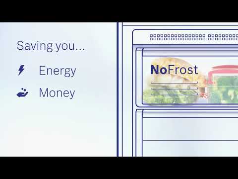 Bosch Built In Fridge Freezer Frost Free KIN86VFE0G - Fully Integrated Video 1
