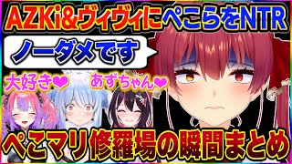 【NTR歴史】マリン船長の脳がぺこヴィヴィ&ぺこあずに破壊されるまでの歴史まとめ【宝鐘マリン/兎田ぺこら/AZKi/綺々羅々ヴィヴィ/ホロライブ切り抜き】