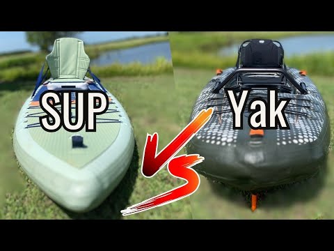 Inflatable SUP VS Fishing Kayak Showdown | Isle Switch Pro Vs Wilderness Systems iAtak 110